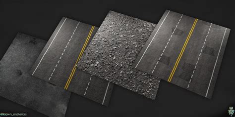 10 in 1 Procedural Asphalt Textures - Superhive (formerly Blender Market)