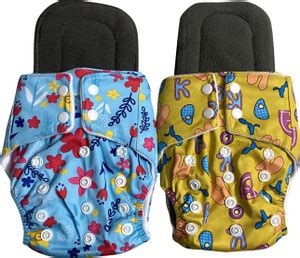 kogar New Print Reuse Nappy Reusable Cloth 4 Button Diaper& Insert 0 ...