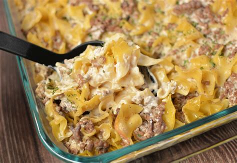 Creamy Beef Stroganoff Casserole Recipe - Cup of Yum