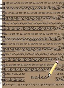 Paper Plane Design Spiral Journal A4 Notebook Ruled 160 Pages Price in ...