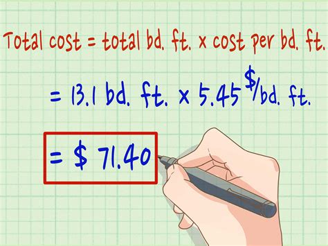 Calculating Board Feet Worksheet
