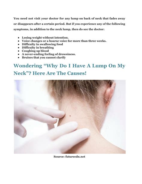 PPT - What Causes A Lump On Back Of Neck & What To Do About It ...