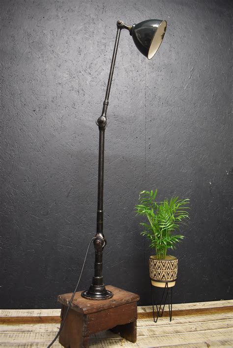 Vintage 'dugdills' Articulated Floor Desk Lamp - Etsy UK
