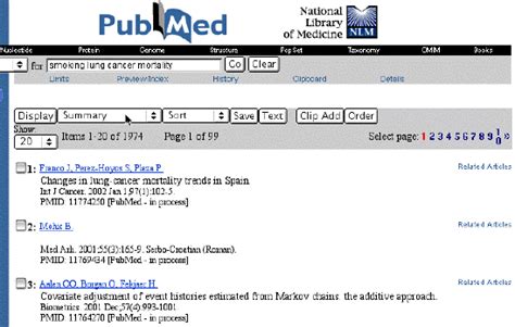 Pubmed Tutorial 的图像结果
