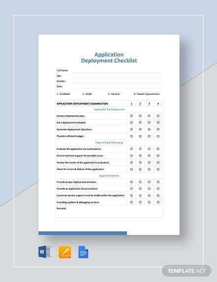 Application Form Checklist Example 的图像结果
