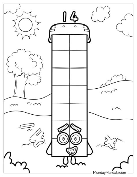 28 Numberblocks Coloring Pages (Free PDF Printables)