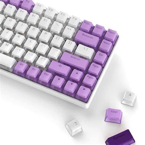 Womier Pudding Keycaps - PBT Keycaps, Shine Through Keycaps, 165 Keys ...