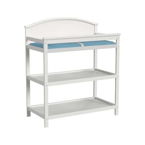 Harper White Changing Table and Pad