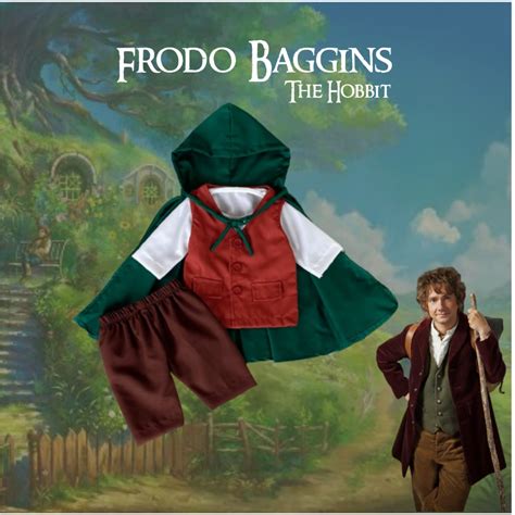Frodo Baggins Halloween Cosplay Costume Frodo Baggins Children's ...