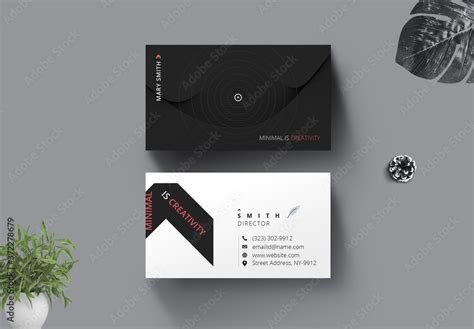 Creative Business Card Layout Stock Template | Adobe Stock