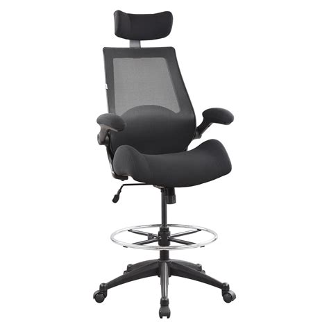 Boliss 400lbs High Back Computer Office Drafting Chair Flip Up ...