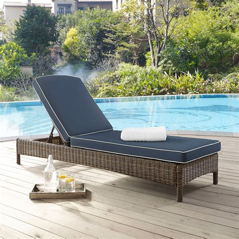 Navy And White Chaise Lounge Cushion at Pam Calhoun blog