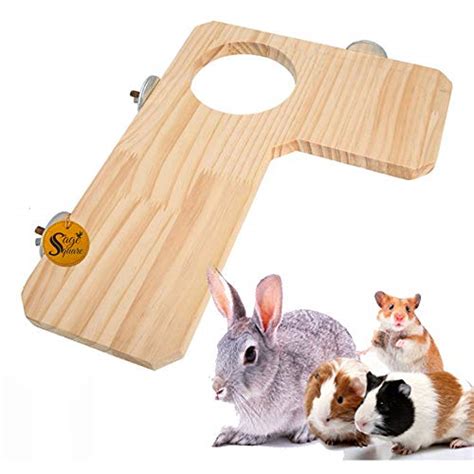 Sage Square Natural Wooded Platform 9.5"*12.5" Toy - Versatile Cage ...