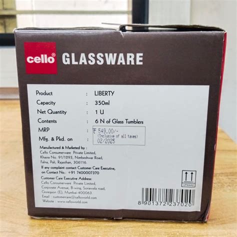 AM5687 Cello Liberty Hi Ball tumbler 350ml - 6pcs set – Amd-Deodap