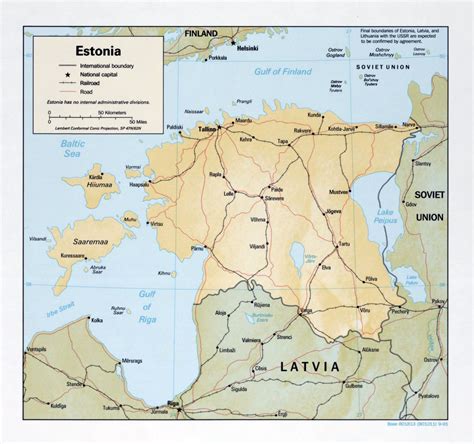 Countries Around Estonia