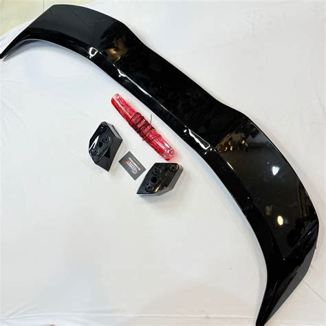 Universal Sedan Spoiler With LED Brake Light | Aftermarket ABS Wing ...