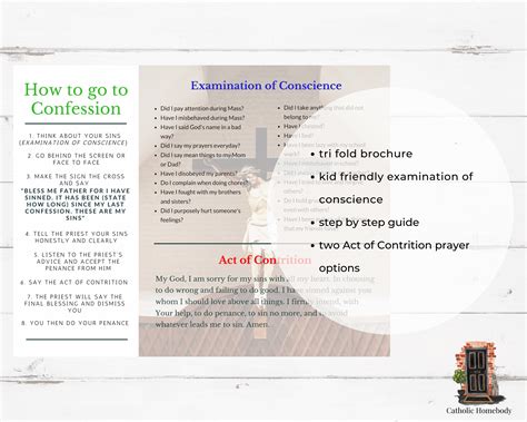 Confession Guide for Kids - Catholic Homebody