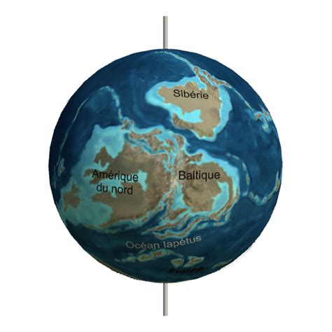 p3d.in - paleogeographie-silurien