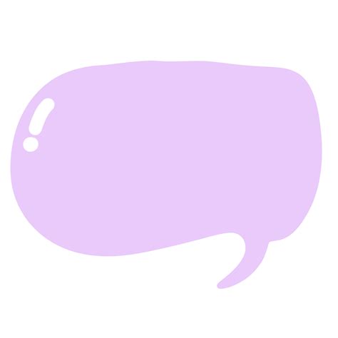 Purple speech bubble 22841665 PNG
