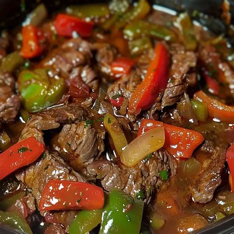 Crockpot Pepper Steak