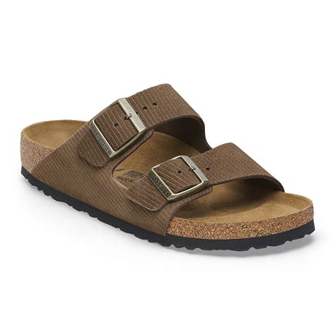 Arizona Suede Embossed Corduroy Dark Tea | BIRKENSTOCK