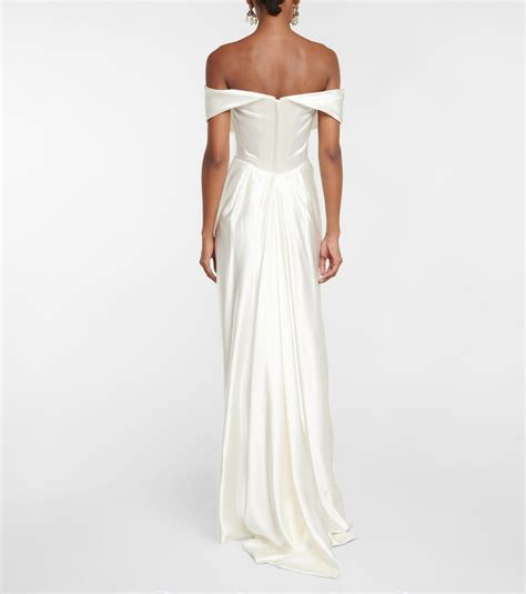 Vivienne Westwood - Bridal Long Cocotte silk satin gown Vivienne Westwood