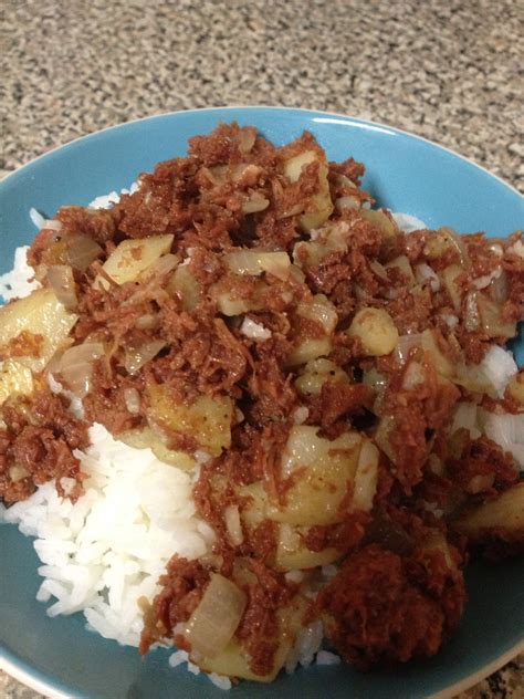 Filipino Corned Beef Hash and Rice Recipe