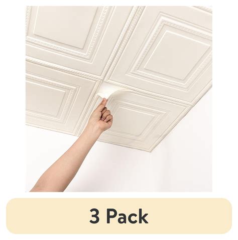 (3 pack) Abyssaly Peel and Stick Ceiling Tiles, 16 Pack, Covered 21 Sq ...