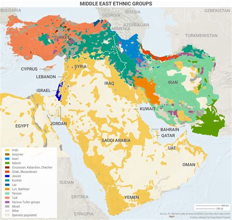 The Ethnic Groups of the Middle East. - Maps on the Web