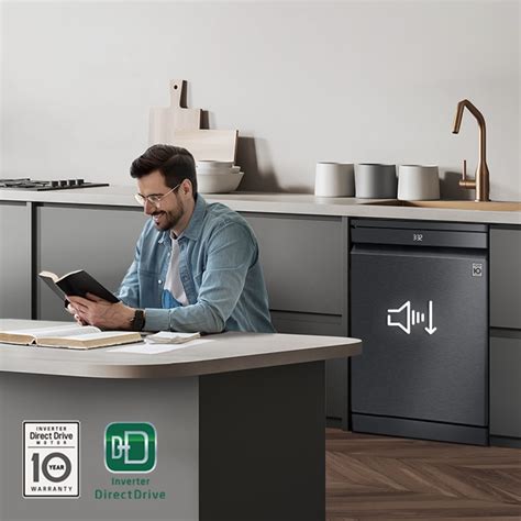 Buy 15 Place Setting LG Dishwasher - DFB435FV | LG India