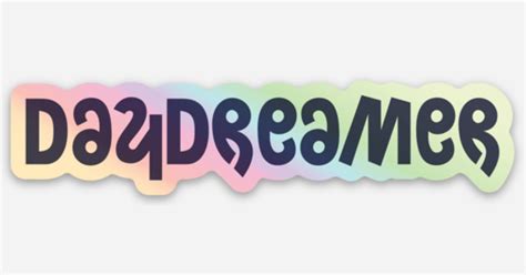Daydreamer by Alex Daley Designs | Holographic stickers | Sticker Mule ...