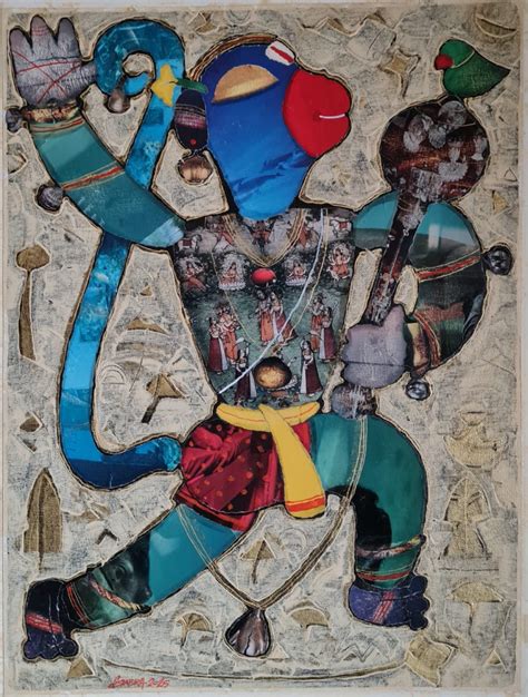 Hanuman Artworks & Paintings | Buy Hanuman Abstract Wall Art Online ...