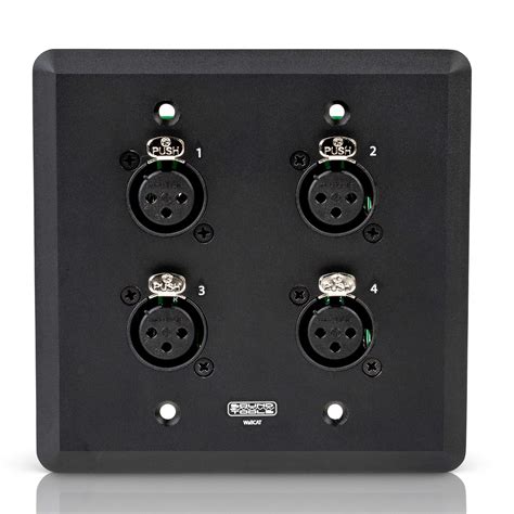Wall CAT FX-B (Female, Black) - Audio Over Shielded CAT Cable. Capable ...