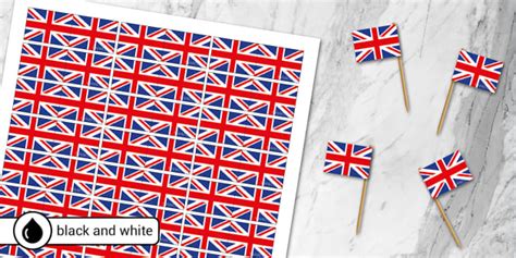 Union Jack Toothpick Flags | Twinkl Party