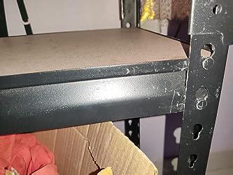 STAR WORK Adjustable Industrial Engineered Wood Storage Shelving Unit ...