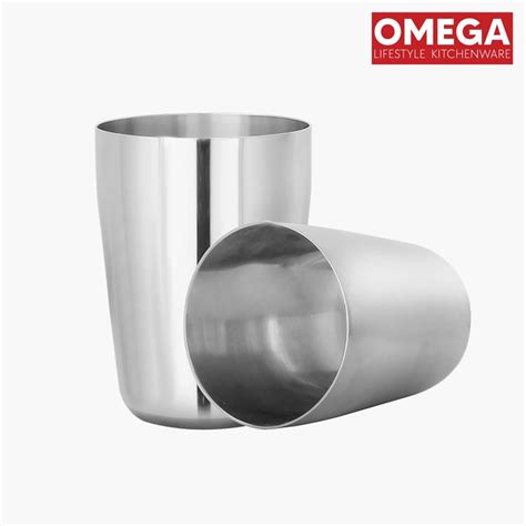 Buy OMEGA Set of 4 Stainless Steel Jimmy Tumbler - 300ml from Omega at ...
