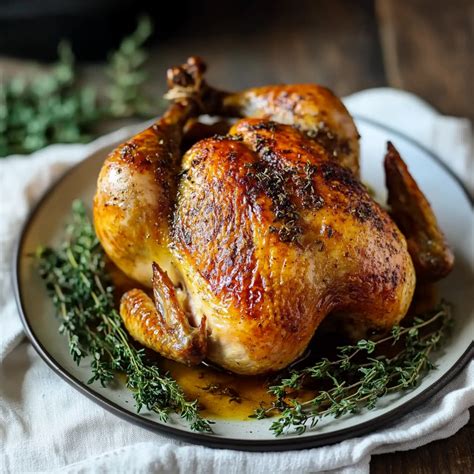 7-Step Garlic Herb Butter Roast Chicken – Juicy, Crispy