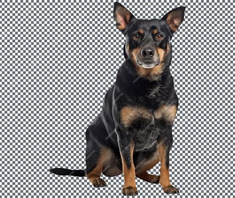 Premium PSD | Big lancashire heeler breed dog isolated on a transparent ...