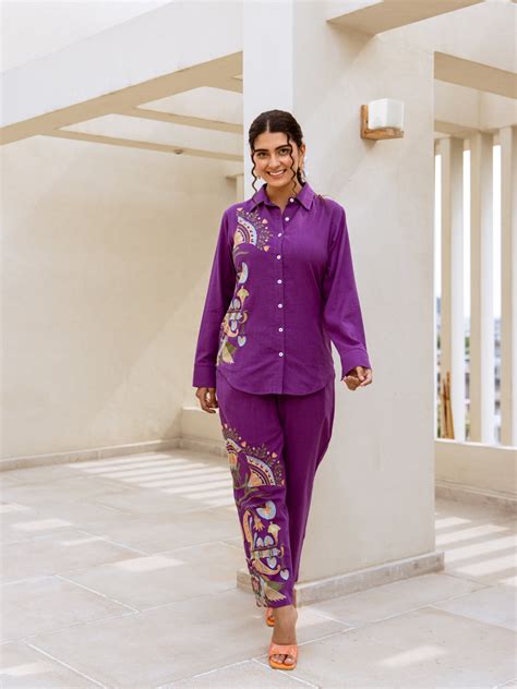 Sia Embroidery Co-ord set – Aadews