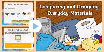 Materials KS1: Properties of Materials KS1 - Twinkl
