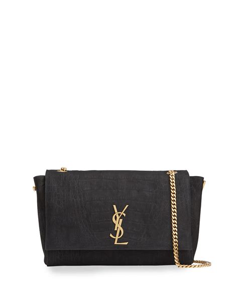 Saint Laurent Medium Kate Reversible Suede YSL Crossbody Bag | Neiman ...