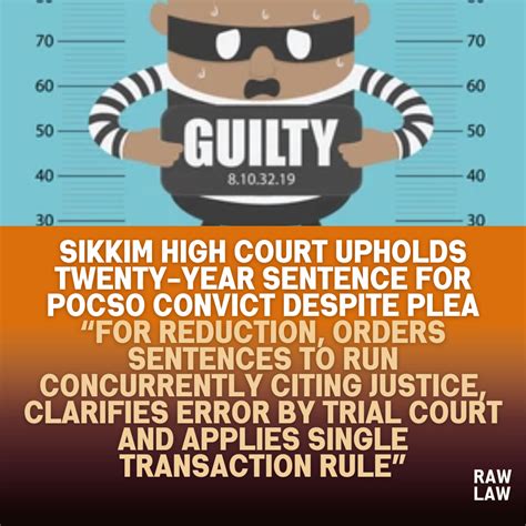 Sikkim High Court Upholds Twenty-Year Sentence for POCSO Convict ...