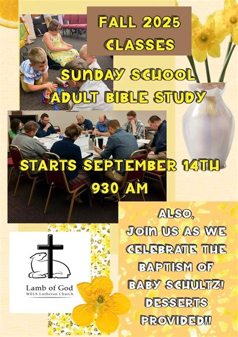 Sunday School, Bible Study, and Baptism, Bakken Center 3410 4th Avenue ...