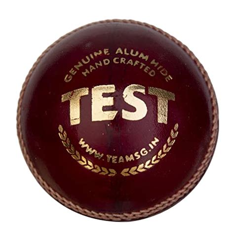 SG Test Red Cricket Leather Ball - Price History