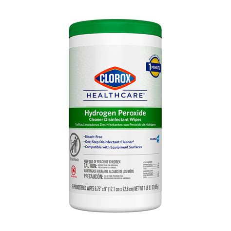 Clorox with Hydrogen Peroxide Cleaner Disinfectant Wipes (95-ct ...