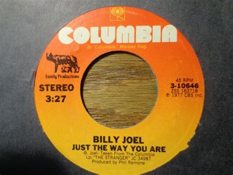 BILLY JOEL "JUST THE WAY YOU ARE" 45 RPM | eBay