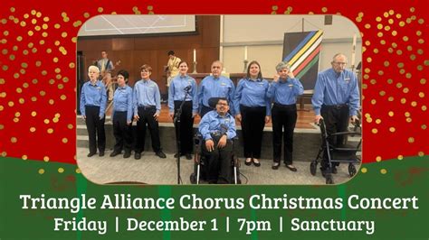 Triangle Alliance Chorus Christmas Concert, Christ the King Lutheran ...