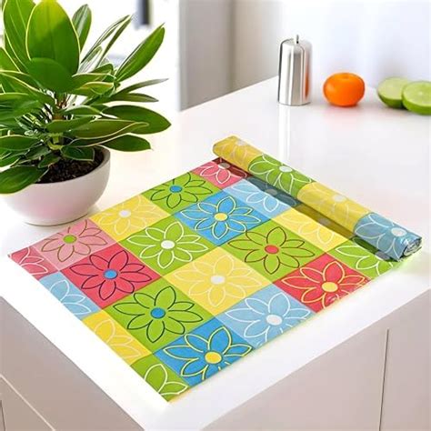 Kuber Industries (10 Mtr) Multipurpose Anti Slip Kitchen Mats for Shelf ...