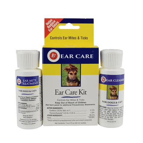 Miracle Care R-7 Ear Mite Treatment Kit For Dogs Cats, | atelier-yuwa ...