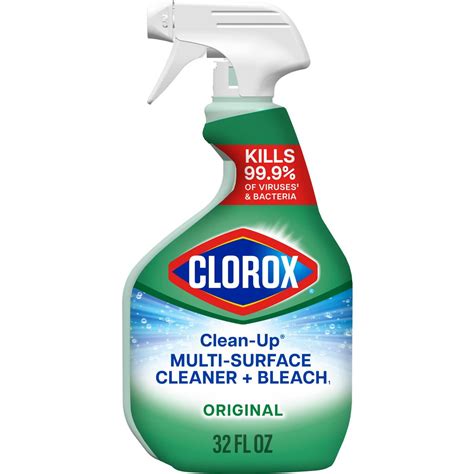Clorox Clean-Up Multi-Surface Cleaner with Bleach Spray Bottle ...